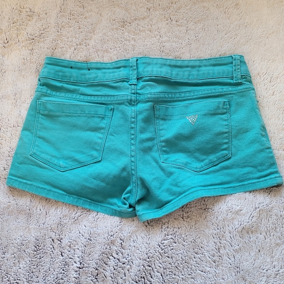 Guess Aqua Women's Shorts - Size 30 - Picture 2 of 4